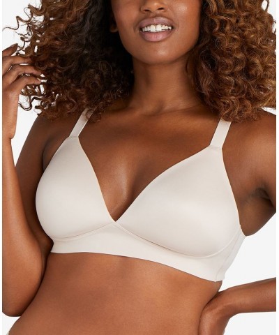 Comfort Revolution Soft Touch Perfect T-Shirt Wireless Bra DF3460 Sandshell $15.80 Bras