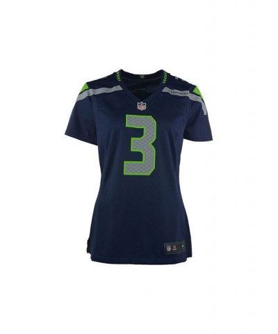 Women's Russell Wilson Seattle Seahawks Game Jersey NAVY $52.00 Tops