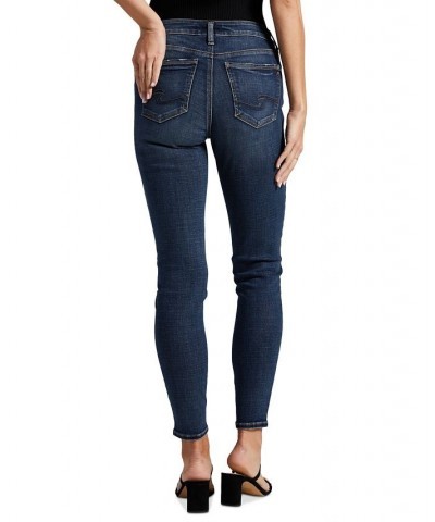 Women's Elyse Mid-Rise Skinny Jeans Indigo $40.18 Jeans