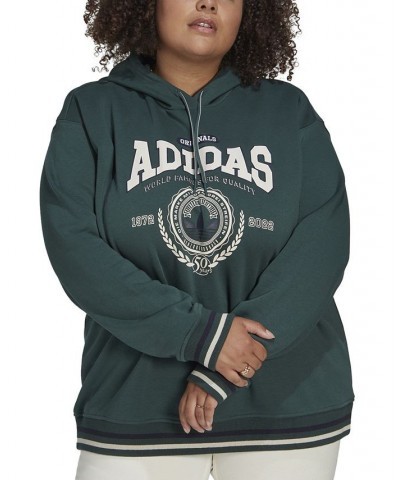 Plus Size Class of '72 Logo Hoodie Green $32.00 Sweatshirts