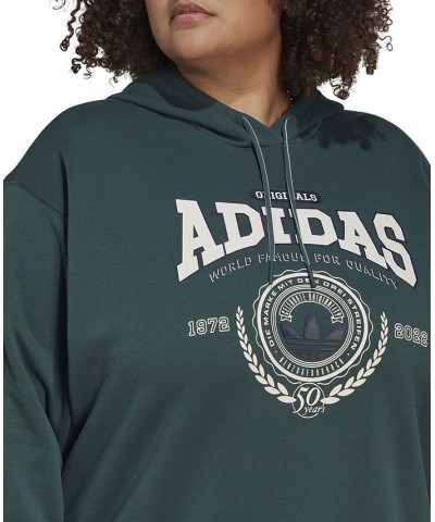 Plus Size Class of '72 Logo Hoodie Green $32.00 Sweatshirts