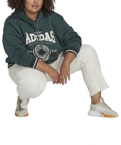 Plus Size Class of '72 Logo Hoodie Green $32.00 Sweatshirts