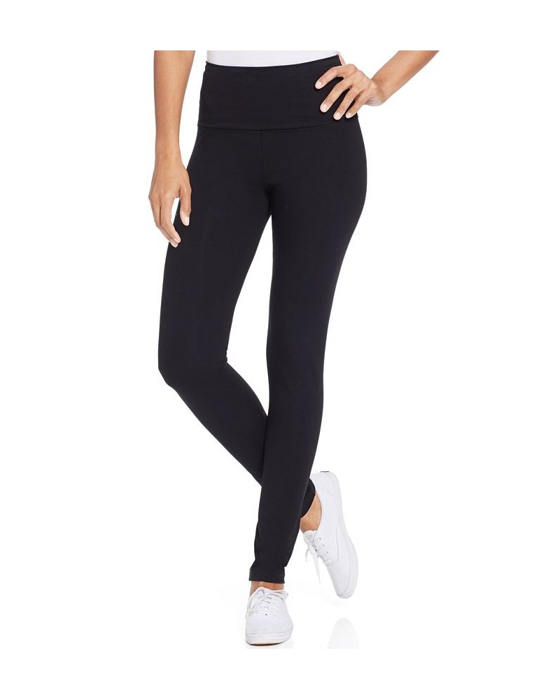 Petite Tummy-Control Leggings Deep Black $15.53 Pants