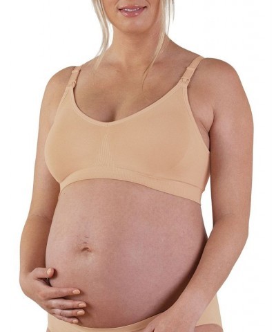 Women's Body Silk Seamless Nursing Bra Tan/Beige $21.67 Bras