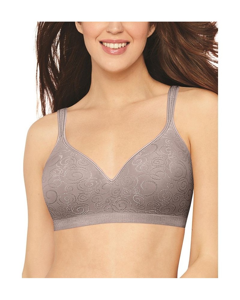 Comfort Revolution Shaping Wireless Smoothing Bra 3463 Warm Steel Swirl $14.26 Bras