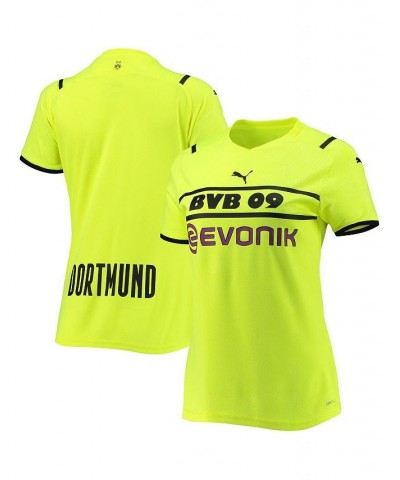 Women's Yellow Borussia Dortmund 2021/22 Third Replica Jersey Yellow $32.90 Jersey