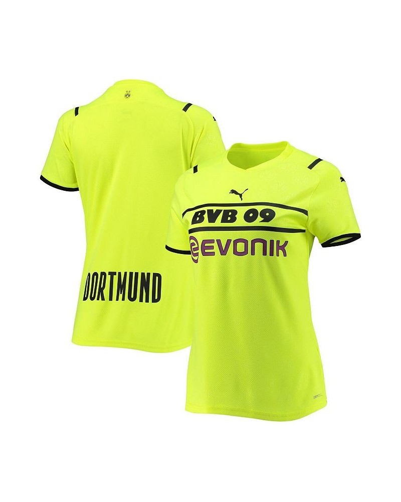 Women's Yellow Borussia Dortmund 2021/22 Third Replica Jersey Yellow $32.90 Jersey