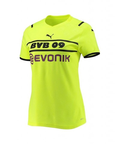 Women's Yellow Borussia Dortmund 2021/22 Third Replica Jersey Yellow $32.90 Jersey