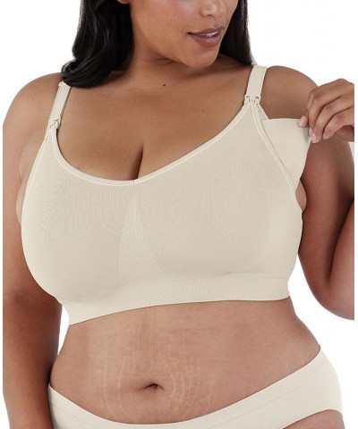 Women's Body Silk Seamless Full Cup Nursing Bra White $18.52 Bras