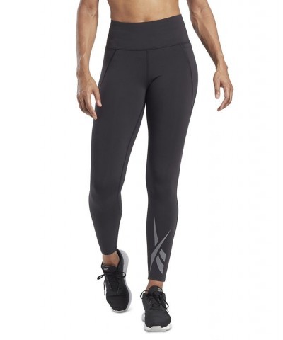 Women's Lux Vector High-Rise Pull-On Leggings Black $41.25 Pants