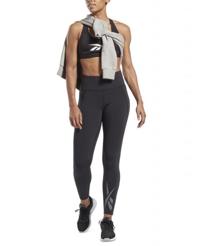 Women's Lux Vector High-Rise Pull-On Leggings Black $41.25 Pants