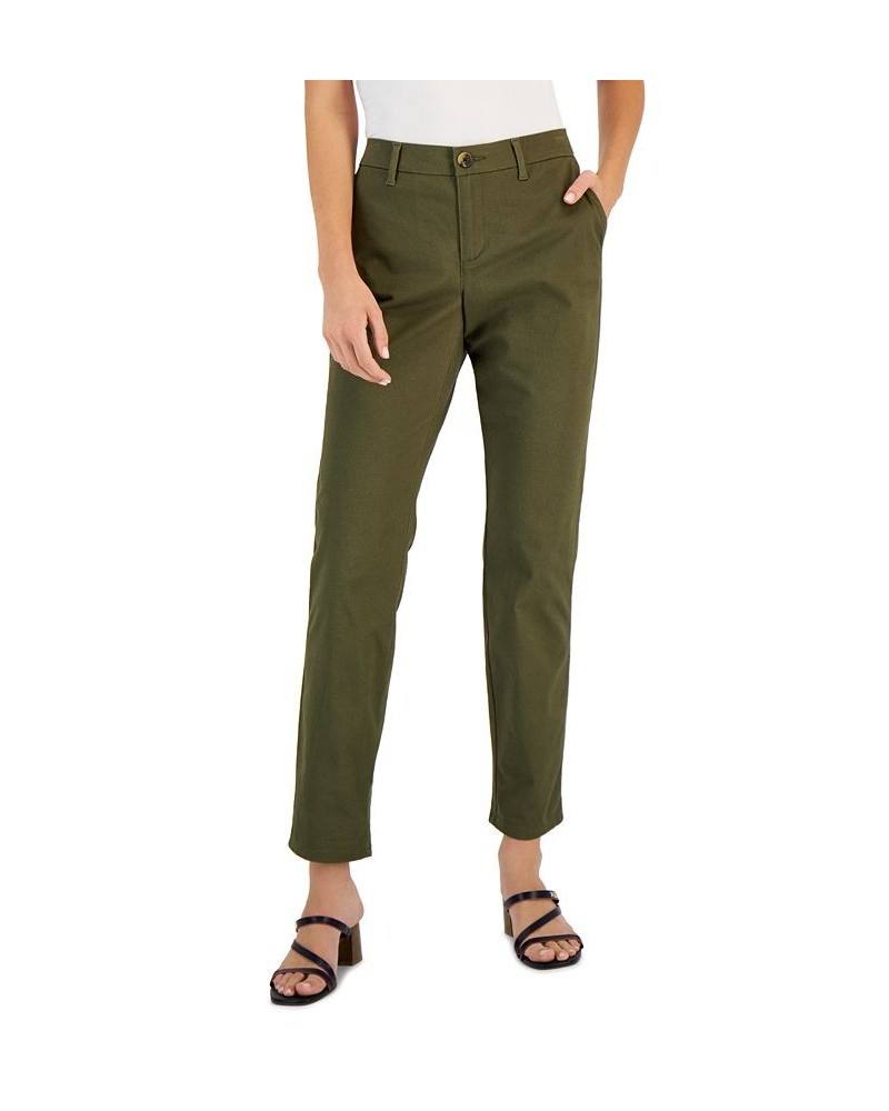 Women's Rope Roll-Tab Shirt & Hampton Chinos Thyme $26.09 Tops