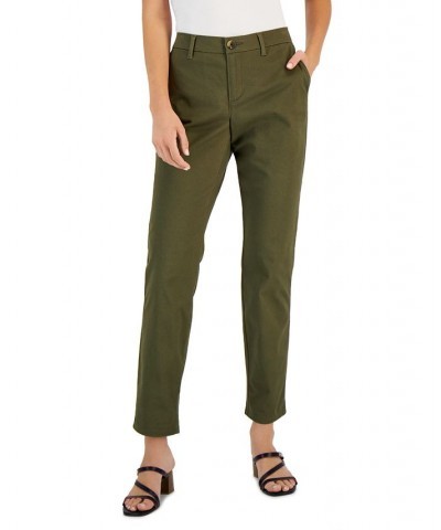 Women's Rope Roll-Tab Shirt & Hampton Chinos Thyme $26.09 Tops