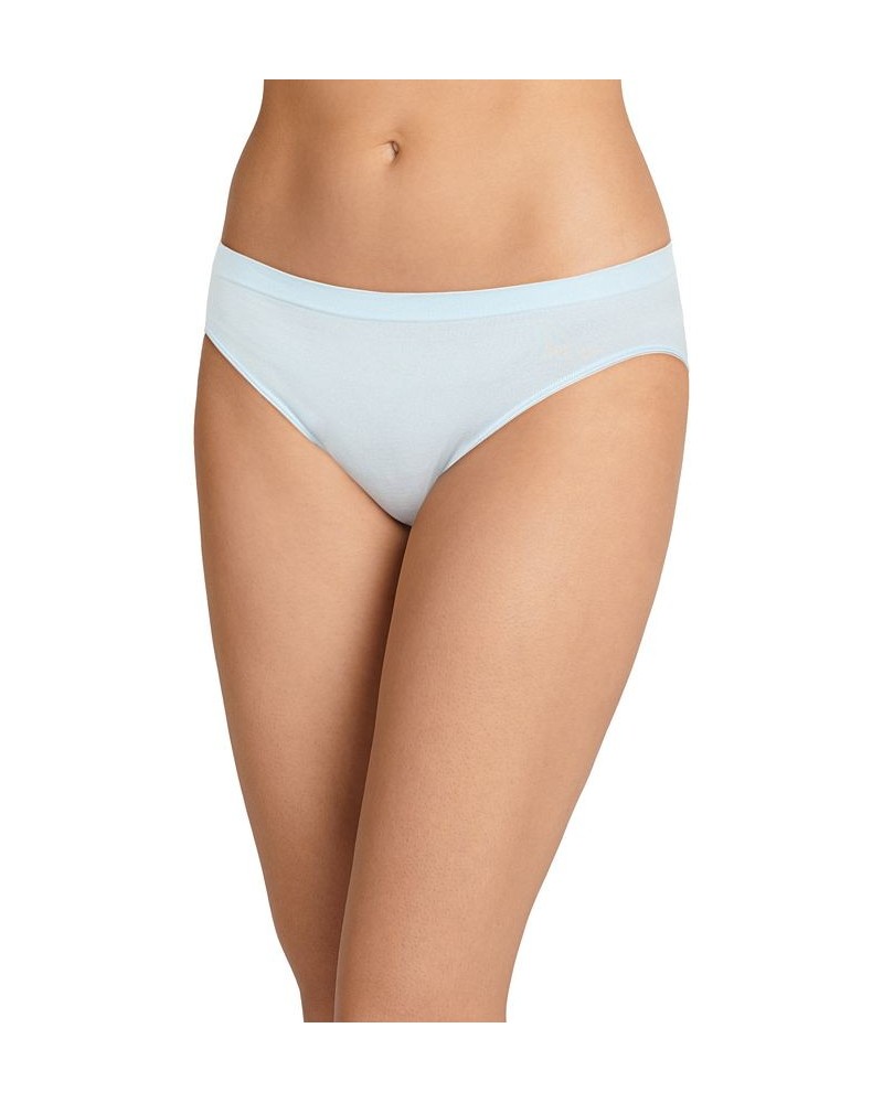 Smooth and Shine Seamfree Heathered Bikini Underwear 2186 available in extended sizes Steel Magnolia $9.80 Panty