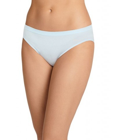 Smooth and Shine Seamfree Heathered Bikini Underwear 2186 available in extended sizes Steel Magnolia $9.80 Panty