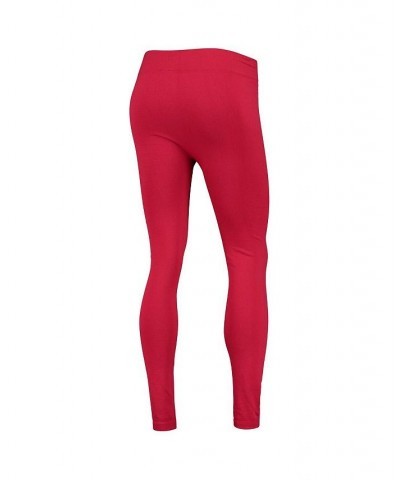 Women's Cardinal Iowa State Cyclones Fleece-Lined Leggings Cardinal $14.70 Pants