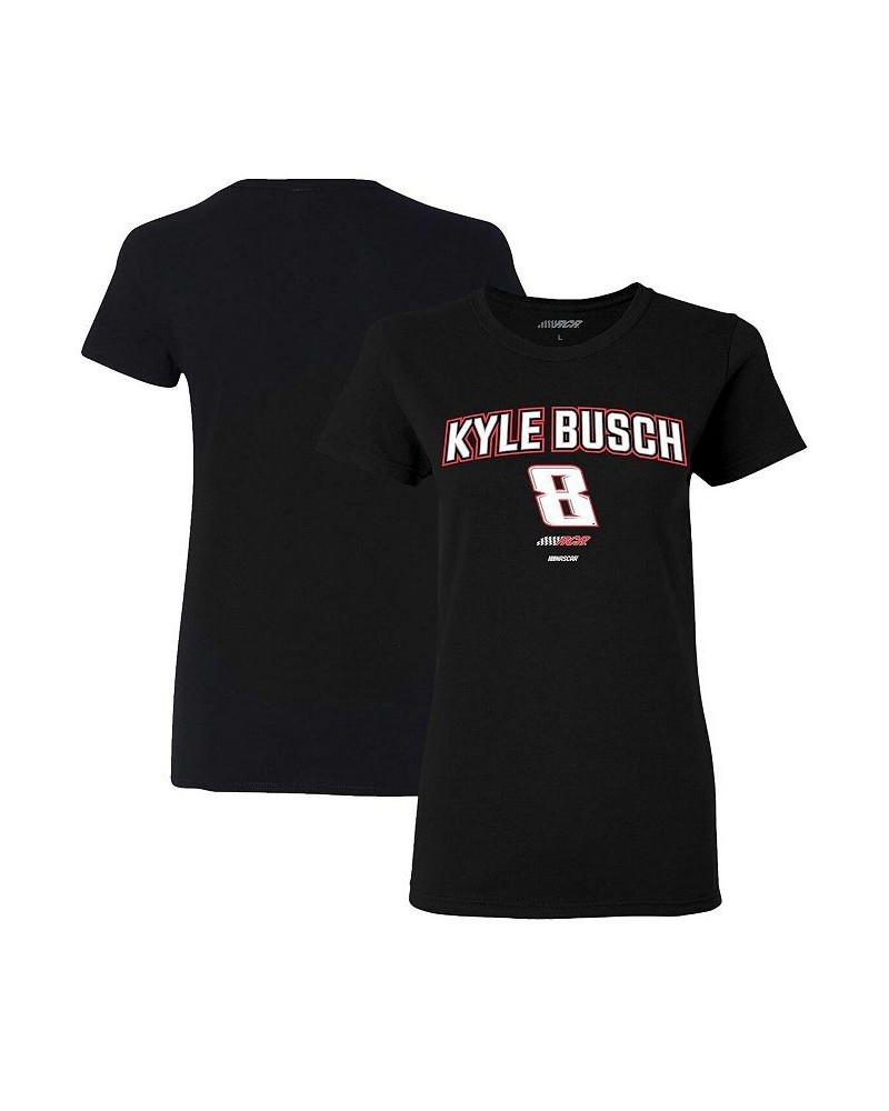 Women's Black Kyle Busch Rival T-shirt Black $18.80 Tops