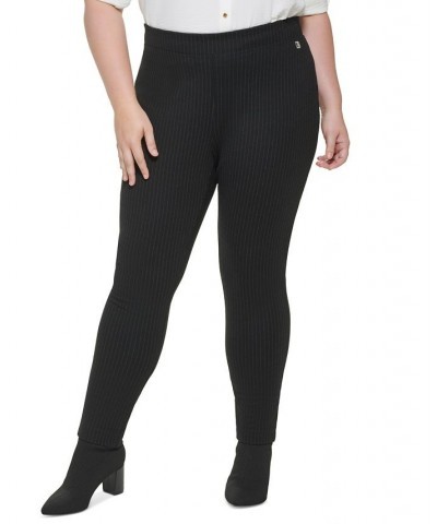 Plus Size Pinstripe Pull-On Pants Pinstripe $21.89 Pants