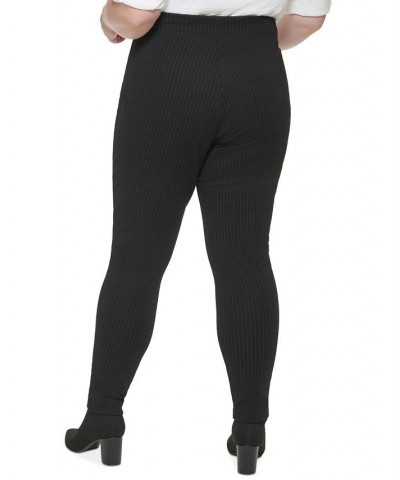 Plus Size Pinstripe Pull-On Pants Pinstripe $21.89 Pants