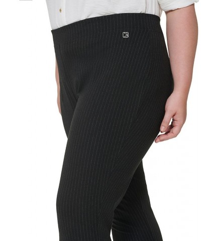 Plus Size Pinstripe Pull-On Pants Pinstripe $21.89 Pants