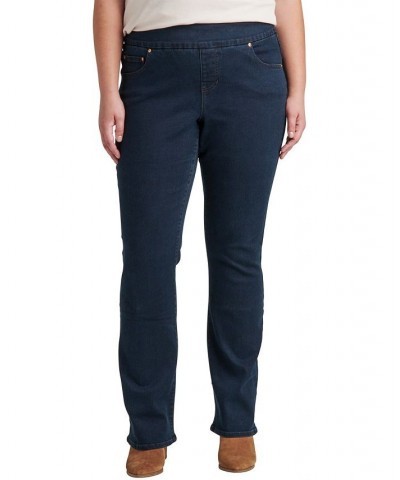 Plus Size Paley Mid Rise Bootcut Pull-On Jeans After Midnight $29.40 Jeans