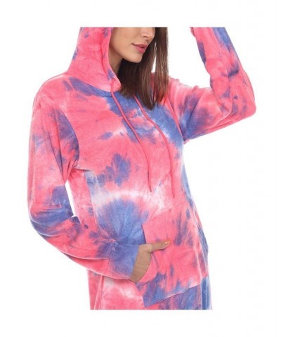 Women's Tie Dye Sweatshirt Dress Pink $28.56 Dresses