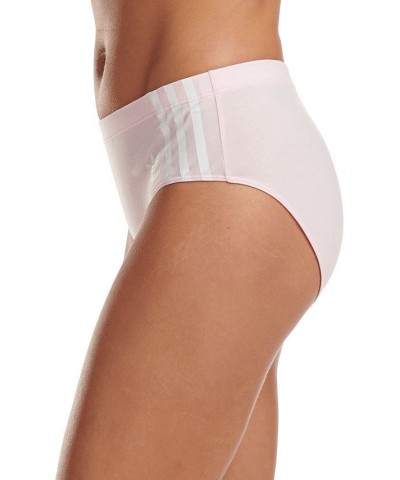 Women's 3-Stripes Hipster Underwear 4A7H64 Pink $11.22 Underwears