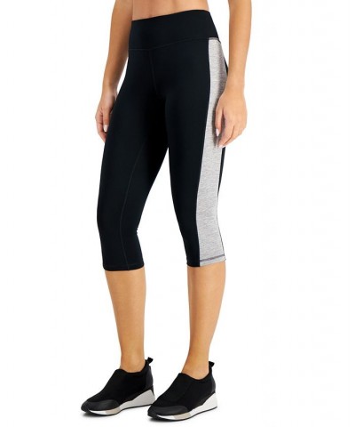 Active Petite Colorblocked Cropped Leggings Noir Storm Grey $11.48 Pants