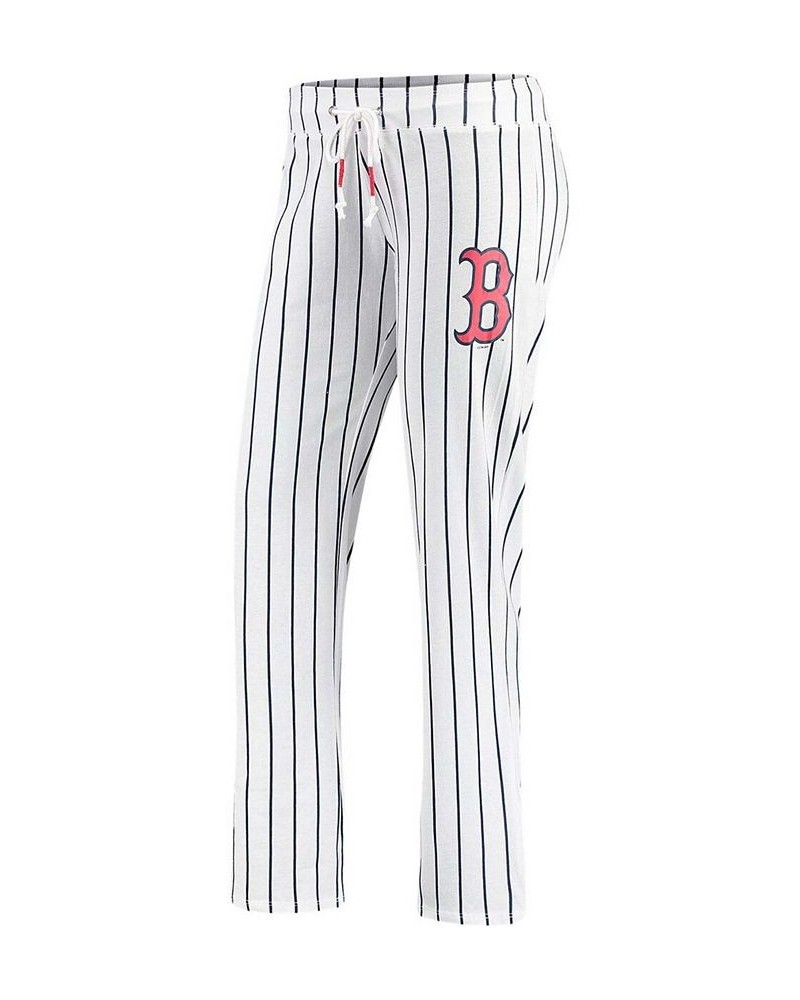 Women's White Boston Red Sox Vigor Pinstripe Sleep Pant White $22.05 Pajama