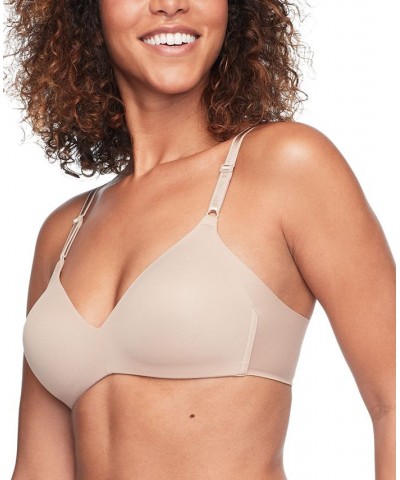 Warners No Side Effects Underarm-Smoothing Comfort Wireless Lightly Lined T-Shirt Bra 1056 Toasted Almond (Nude 4) $10.25 Bras