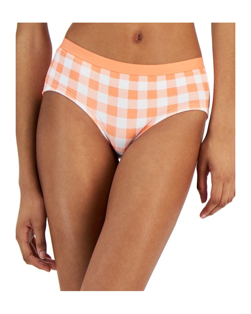 Women’s Lace Trim Hipster Underwear Gingham Check $14.24 Panty