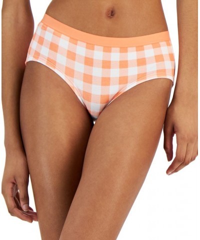 Women’s Lace Trim Hipster Underwear Gingham Check $14.24 Panty