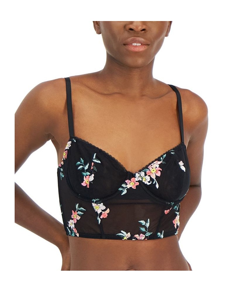 Women's Lace Bustier Black $14.62 Bras