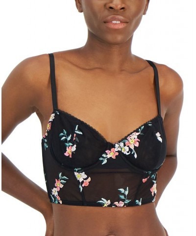 Women's Lace Bustier Black $14.62 Bras