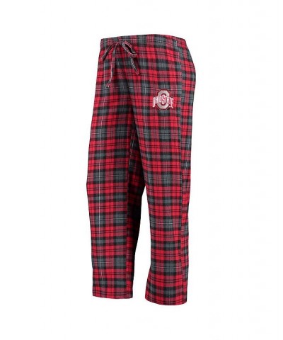 Women's Scarlet Black Ohio State Buckeyes Lodge T-shirt and Flannel Pants Sleep Set Scarlet, Black $27.00 Pajama