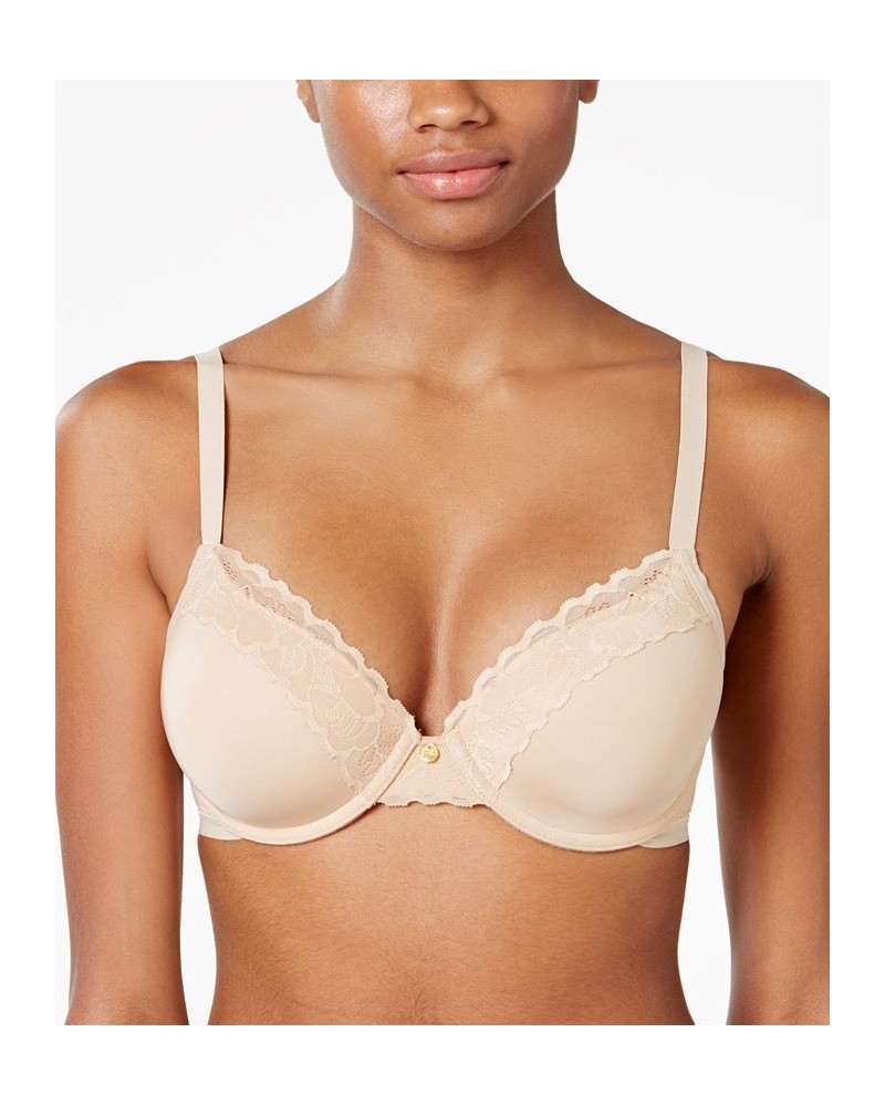 Hidden Glamour Full Fit Contour Underwire Bra 736044 Tan/Beige $39.20 Bras