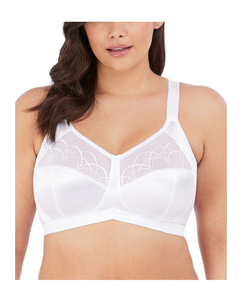 Full Figure Cate Soft Cup No Wire Bra EL4033 Online Only White $37.44 Bras