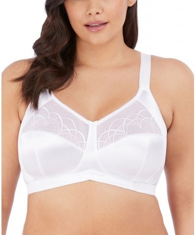 Full Figure Cate Soft Cup No Wire Bra EL4033 Online Only White $37.44 Bras