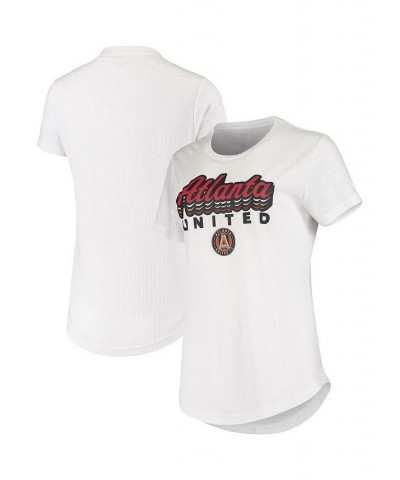 Women's White Atlanta United FC Cloud T-shirt White $23.51 Tops