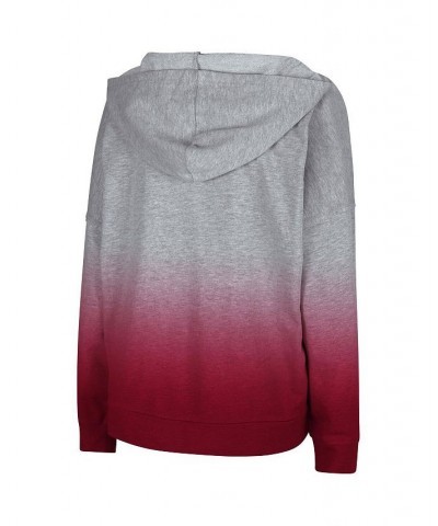 Women's Heathered Gray Alabama Crimson Tide On Wednesdays Dip-Dye Pullover Hoodie Heathered Gray $32.99 Sweatshirts