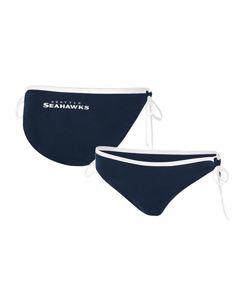 Women's Navy Seattle Seahawks Perfect Match Bikini Bottom Navy $18.54 Swimsuits