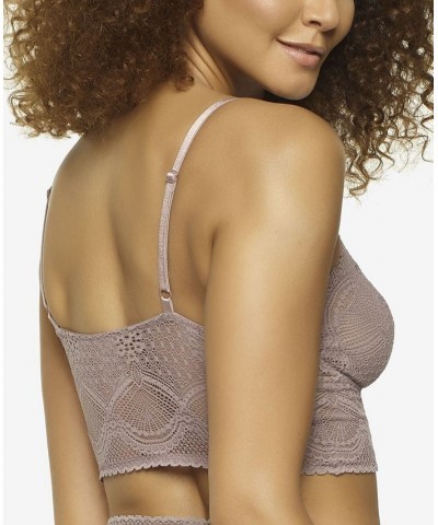 Women's Finesse Lace Cami Bralette Mink $11.56 Bras