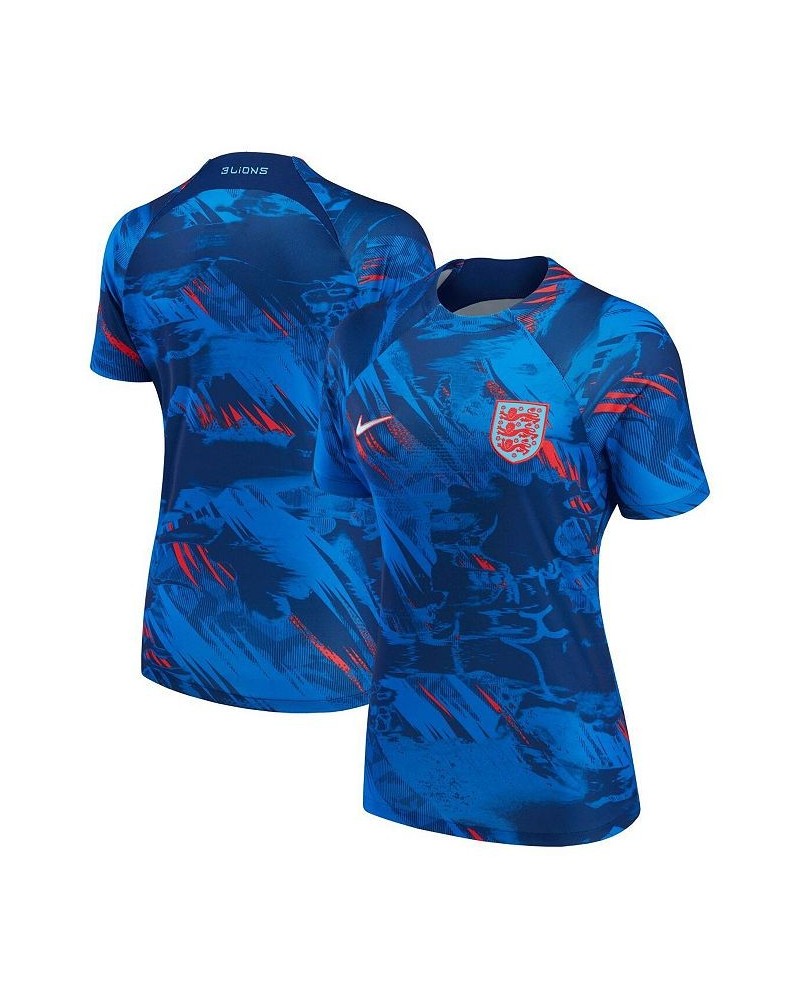 Women's Blue England National Team 2022 Pre-Match Top Blue $43.19 Tops