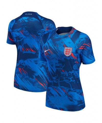 Women's Blue England National Team 2022 Pre-Match Top Blue $43.19 Tops