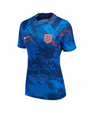 Women's Blue England National Team 2022 Pre-Match Top Blue $43.19 Tops