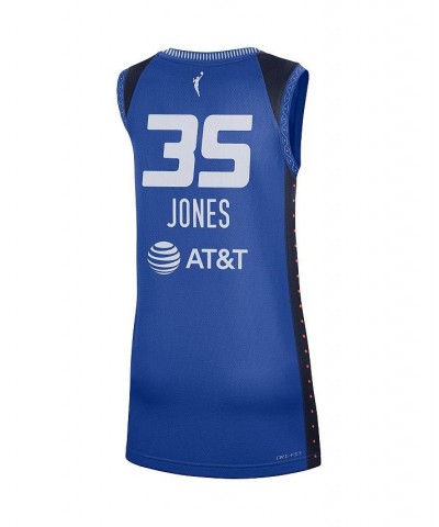 Women's Jonquel Jones Blue Connecticut Sun Rebel Edition Jersey Blue $48.40 Jersey