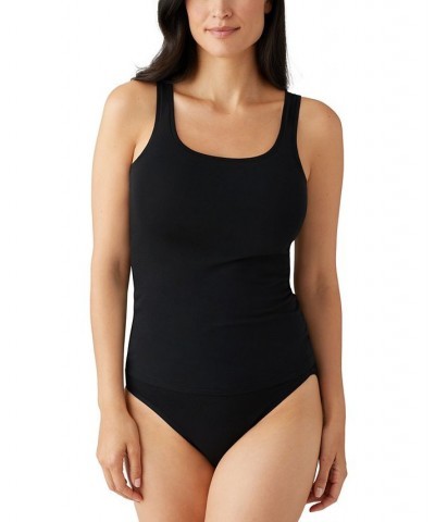 Women's Understated Cotton Tank 815362 Black $18.90 Lingerie