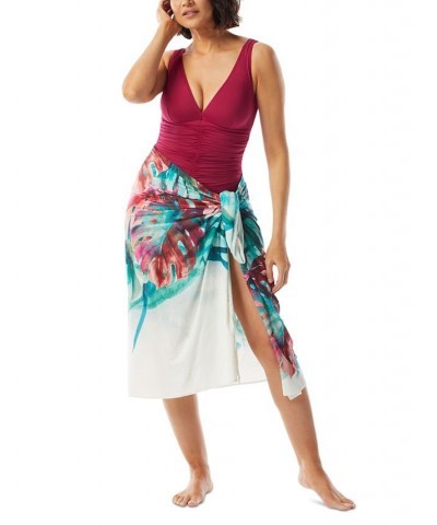 Women's Contours Topas Convertible Oversize Sarong Cover-Up Multi $48.88 Swimsuits