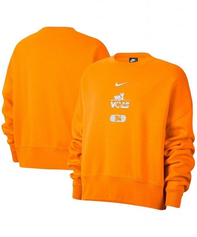 Women's Tennessee Orange Tennessee Volunteers Vault Every Day Fleece Pullover Sweatshirt Tennessee Orange $36.71 Sweatshirts