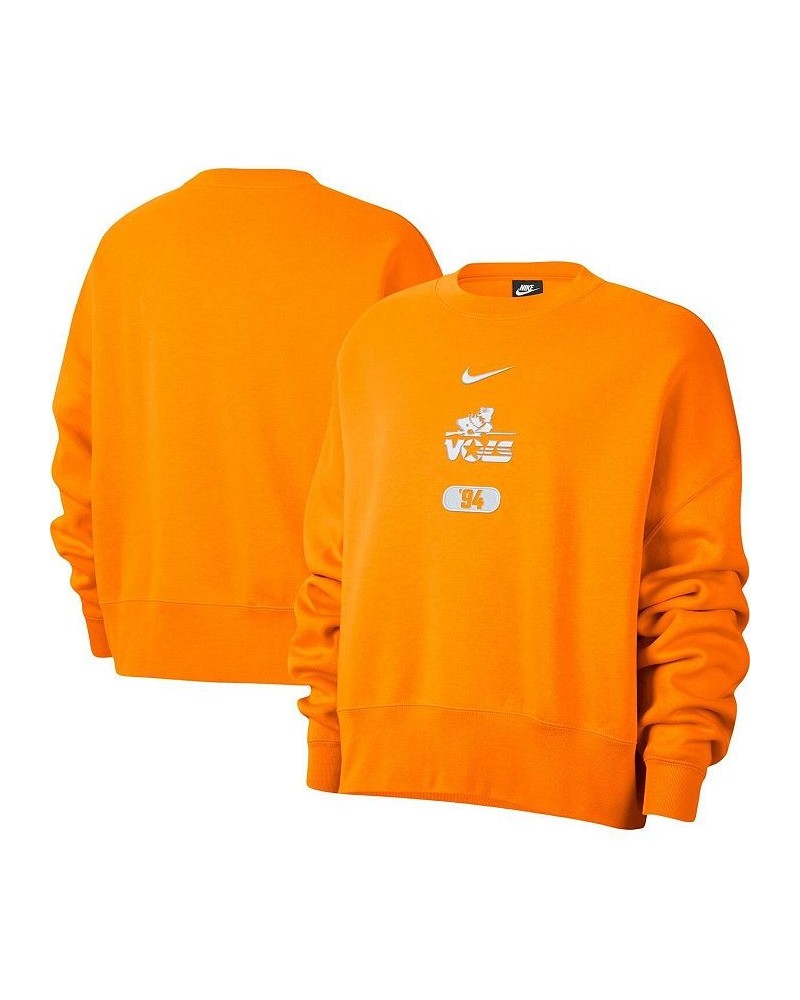 Women's Tennessee Orange Tennessee Volunteers Vault Every Day Fleece Pullover Sweatshirt Tennessee Orange $36.71 Sweatshirts